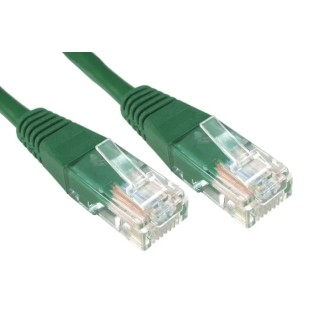 RS PRO Cat6 Ethernet Cable 7 m Green RJ45 Male to RJ45 Male U/UTP PVC 240-6329