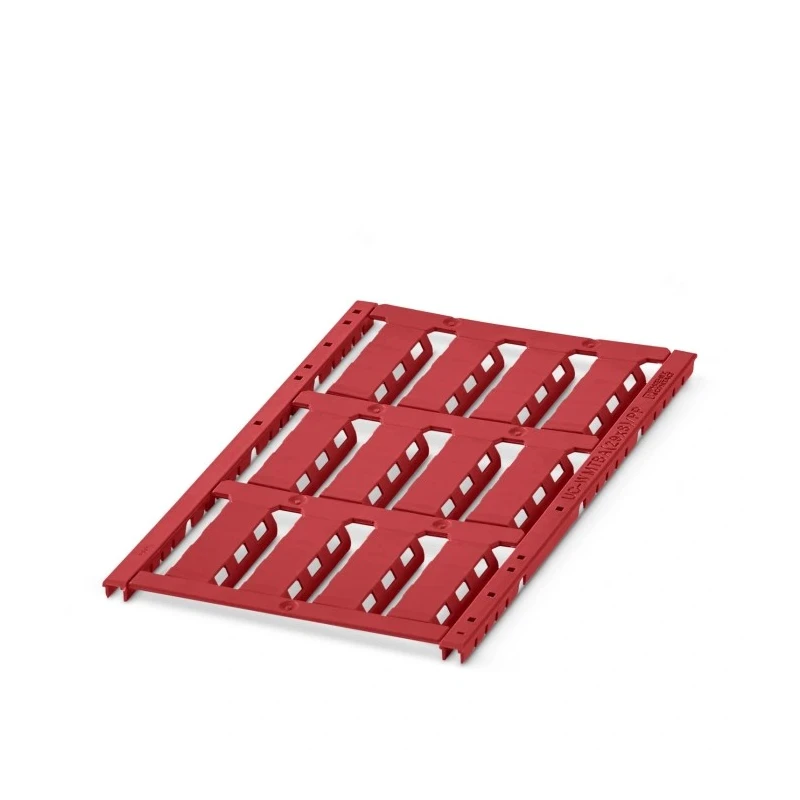 Phoenix Contact UC-WMTBA Red Cable Marker for 6 mm Cable Diameter Pre-printed Blank, 29x13.5 mm, Polypropylene, 1199638