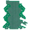 WAGO 2 Stripboard 92.5 mm 2 Sided with 2.3 mm Hole Diameter and 1.8 mm Hole Pitch 2857-192/3140-000