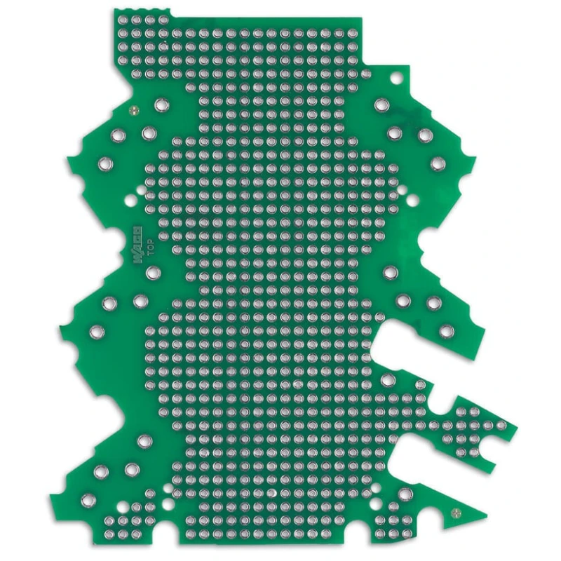 WAGO 2 Stripboard 92.5 mm 2 Sided with 2.3 mm Hole Diameter and 1.8 mm Hole Pitch 2857-192/3140-000