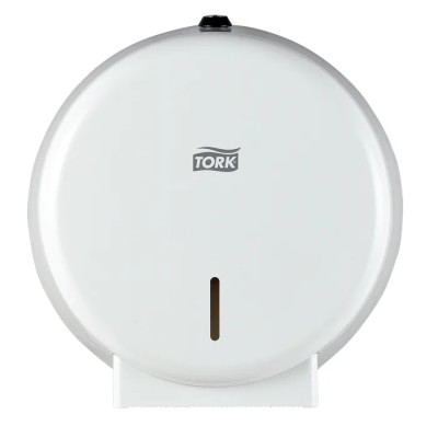 Tork White Metal Toilet Roll Dispenser 118 mm x 254 mm x 249 mm 247040