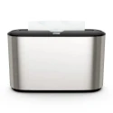 Tork Stainless Steel Grey Wall Folded Hand Towel Dispenser, 116 mm x 218 mm x 323 mm 460005