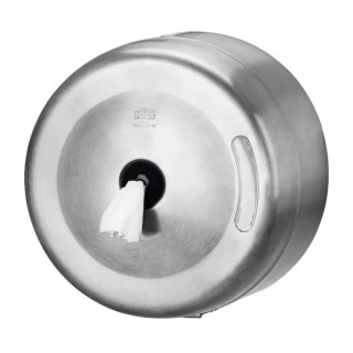 Tork Grey Metal Toilet Roll Dispenser 170mm x 270mm x 270mm 472054