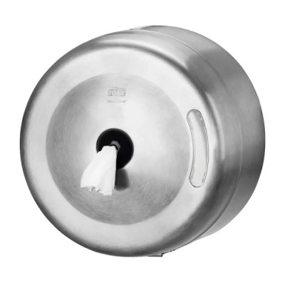Tork Grey Metal Toilet Roll Dispenser 170mm x 270mm x 270mm 472054