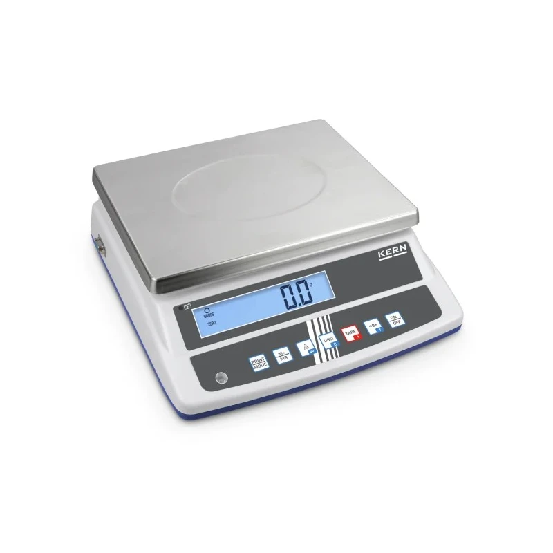 Kern Bench Weighing Scale 6kg Capacity, LCD Display, RS232 Interface, Model FCD 6K-3