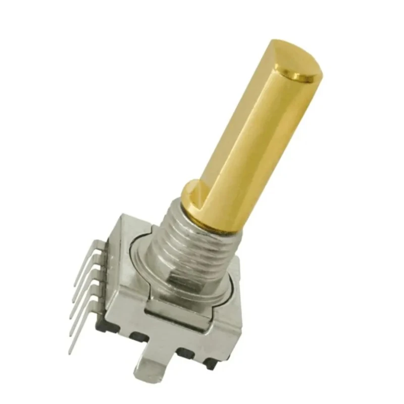 Elma 16 ppr Pulse 2 Bit Quadrature Mechanical Rotary Encoder with 6 mm Slotted Shaft E33-VT652-M01T