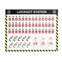 Spectrum Industrial Lockout Station with ACP Panel and Anti-Scuff Laminate 1.08m Width 965mm Height C2956