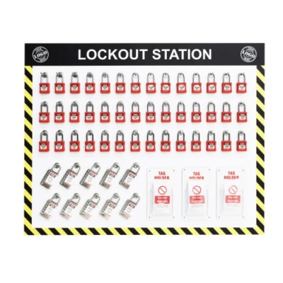 Spectrum Industrial Lockout Station with ACP Panel and Anti-Scuff Laminate 1.08m Width 965mm Height C2956