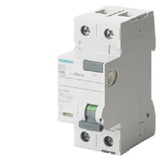 Siemens SENTRON 5SV3xxx Series Residual Current Circuit Breaker 40A 2-Pole 300mA Type A 230V ac 5SV3614-6KK01