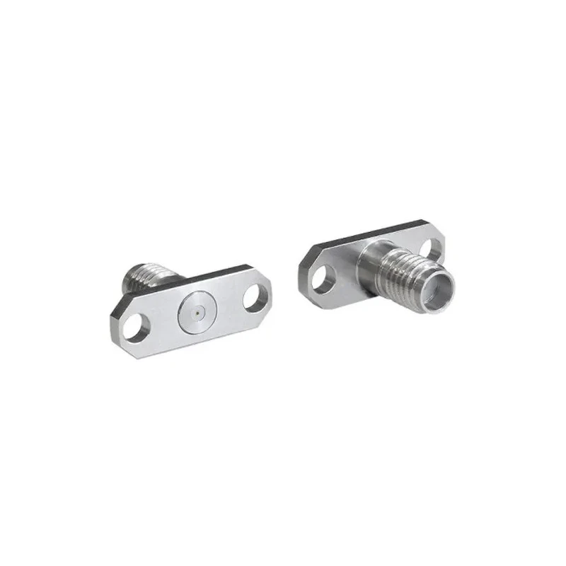 Bulgin SSMA Series Circular Coaxial Connector Flange Female 50 Ω Straight Body Jack Screw RFSSMAA2JEGA