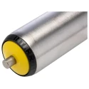 Interroll Stainless Steel Round Conveyor Roller Spring Loaded 50 mm Diameter x 400 mm Length, 840 N Dynamic 17XQNAAKAC - 400