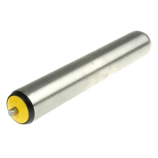 Interroll Stainless Steel Round Conveyor Roller Spring Loaded 50 mm Dia. x 300 mm Length, 1140 N Dynamic 17XQNAAKAC - 300