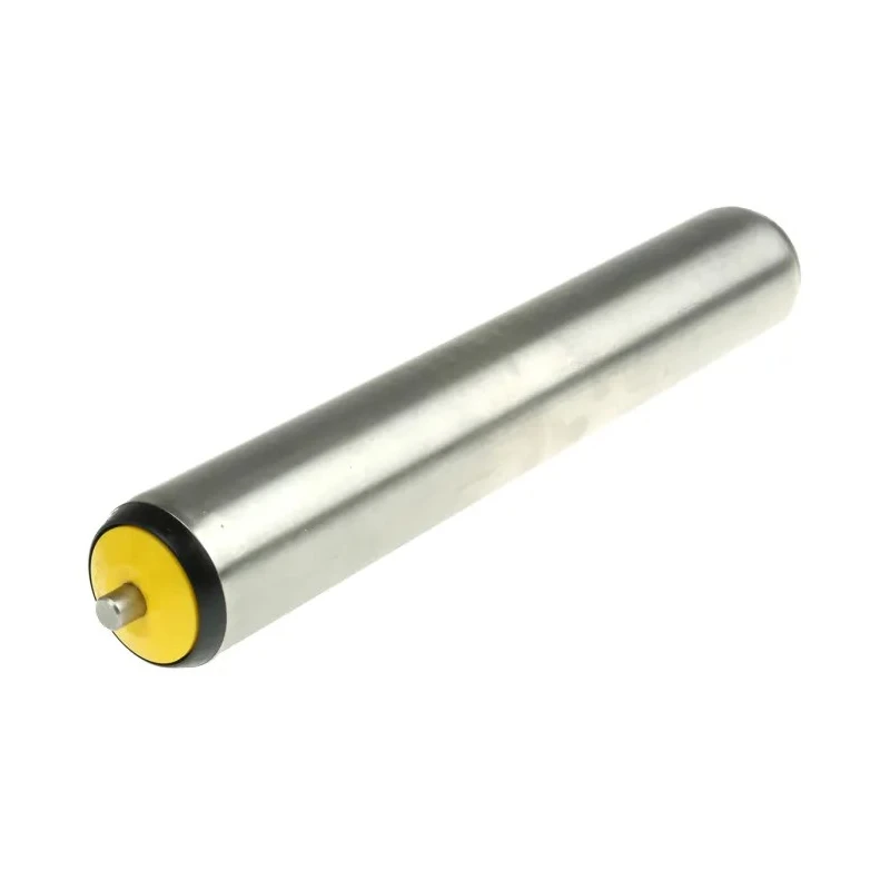 Interroll Stainless Steel Round Conveyor Roller Spring Loaded 50 mm Dia. x 300 mm Length, 1140 N Dynamic 17XQNAAKAC - 300