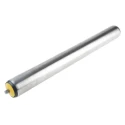 Interroll Stainless Steel Round Conveyor Roller Spring Loaded 50 mm Dia. x 450 mm L with 10 mm Spindle 17XQNAAKAC - 450