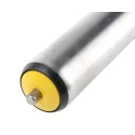 Interroll Stainless Steel Round Conveyor Roller Spring Loaded 50 mm Dia. x 450 mm L with 10 mm Spindle 17XQNAAKAC - 450