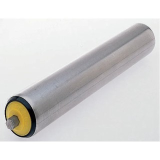 Interroll Stainless Steel Round Conveyor Roller Spring Loaded 50 mm Dia. x 300 mm L, 10 mm Spindle 17XQNAAKAC - 550