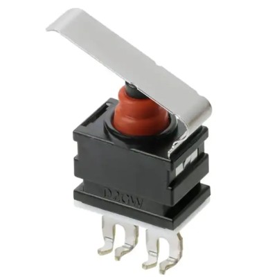 Omron Hinge Lever Subminiature Micro Switch, PCB Terminal, 1mA, 13.5 V dc, SPST, IP67 D2GW-A13H
