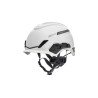 MSA Safety V-Gard White Safety Helmet High Performance Polyethylene Ventilated Adjustable Chin Strap Included 10194783