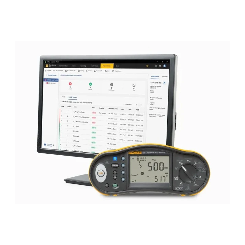 Fluke Electrical Installation Tester 1kV with ITDK FTT Kit 1664FC ITDK FTT KIT