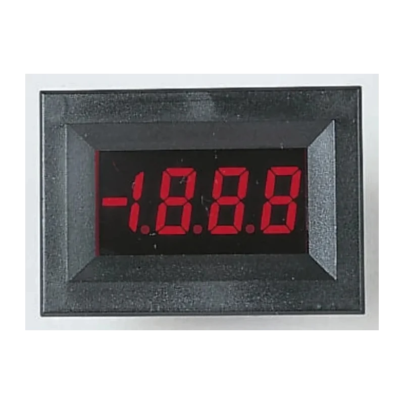 Murata Power Solutions Digital Voltmeter AC/DC, 3.5 Digit, 22 mm Cutout Height, 34 mm Cutout Width, Epoxy DMS-20PC-0-RL-C