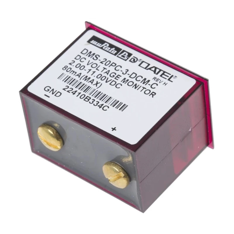 Murata Power Solutions Digital Voltmeter DC, 5V Battery, Cutout 21.29x33.93mm, Depth 24.4mm, Max 60°C DMS-20PC-3-DCM-C