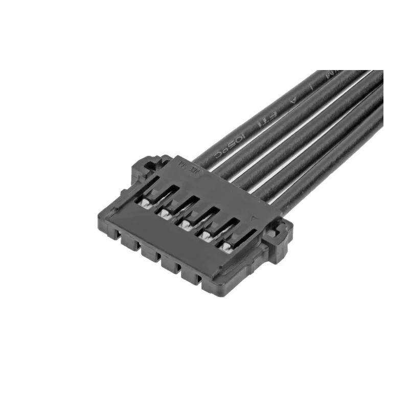 Molex Wire to Board Cable 5 Way Female Picolock Connector, 300mm Length, Black Polyamide Jacket, 250V 219656-2053