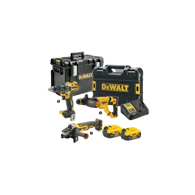 DeWALT XR Cordless Brushless Drill Driver 18 V 13 mm Mandrin Métal Chuck 70 Nm DCK327P2T-QW
