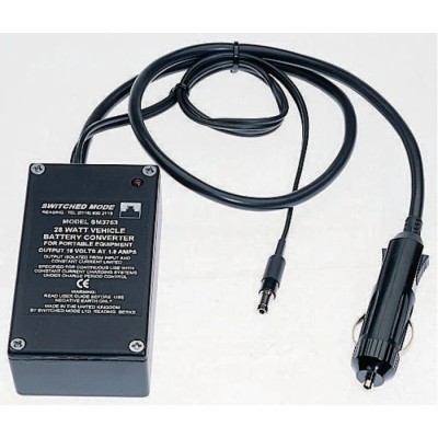 Custom Power Design Laptop Car Charger Plug-In Max Input 12V dc Max Output 15V dc, 2.4 A SM3753