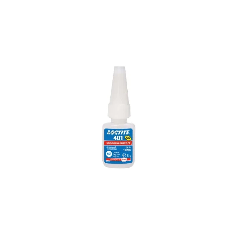 Loctite Fast Curing Cyanoacrylate Instant Adhesive 5 g Transparent Bottle LOCTITE 401 BC 5G FRNL