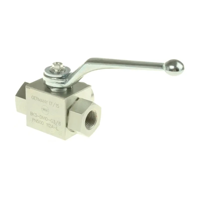 RS PRO Steel Hydraulic Ball Valve 3/8 In Port Size 3 Ports 315 Bar Max Pressure Model 243-1800