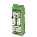 Phoenix Contact Shielded Cat5e 1 Port RJ45 Patch Panel Green 90 mm FL-PP-RJ45-LSA 2901645