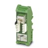 Phoenix Contact Shielded Cat5e 1 Port RJ45 Patch Panel Green 90 mm FL-PP-RJ45-LSA 2901645