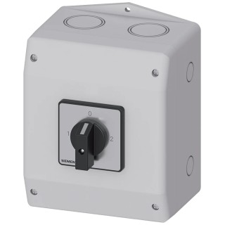 Siemens SENTRON Switch Disconnector, Enclosed 3-Pole, RK5 Mechanical Fuse Size, IP65 Protection, 32 A Current 3LD2265-7UB01