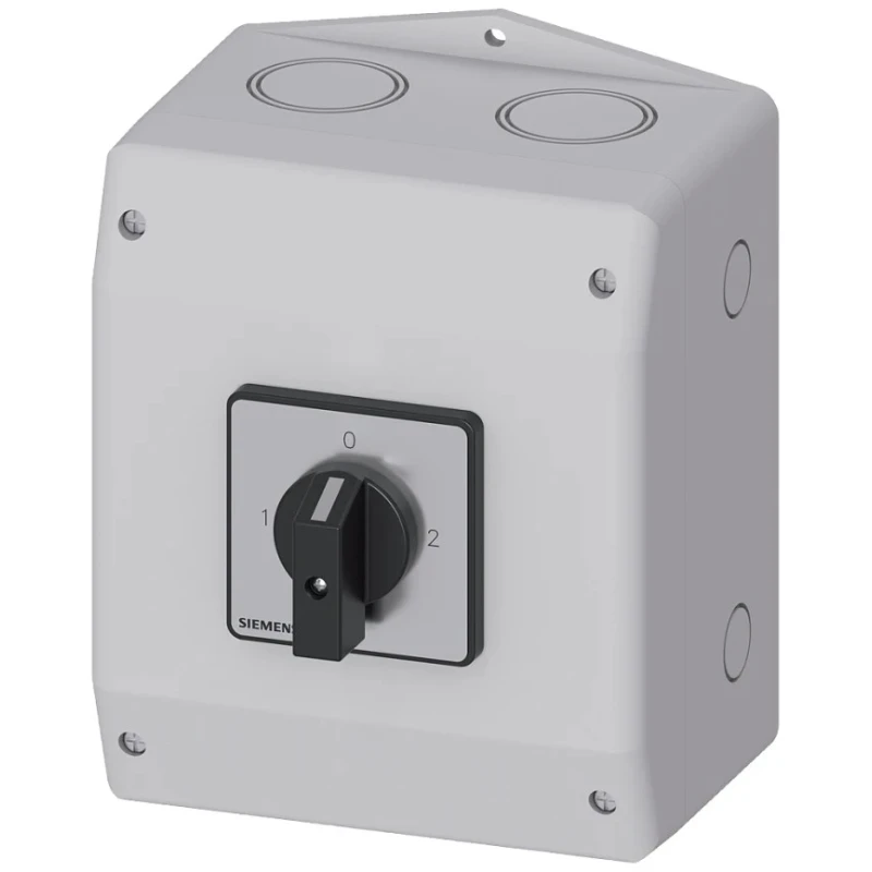 Siemens SENTRON Switch Disconnector, Enclosed 3-Pole, RK5 Mechanical Fuse Size, IP65 Protection, 32 A Current 3LD2265-7UB01