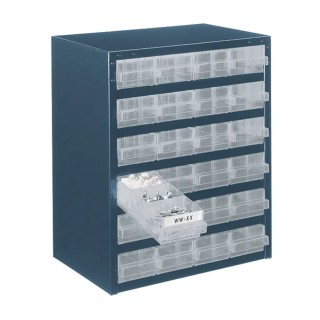 Raaco Drawer Storage Unit 24 with Steel Frame Blue, 435 mm x 357 mm x 255 mm 137577