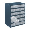 Raaco Drawer Storage Unit 24 with Steel Frame Blue, 435 mm x 357 mm x 255 mm 137577