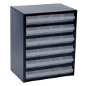 Raaco Drawer Storage Unit 24 with Steel Frame Blue, 435 mm x 357 mm x 255 mm 137577
