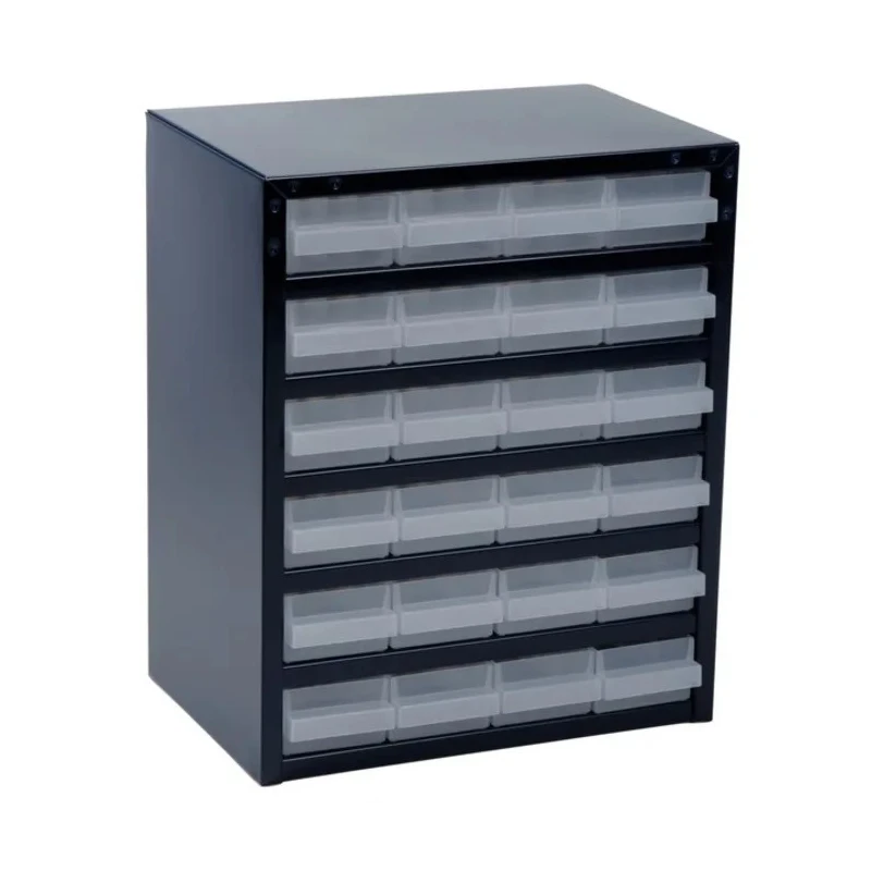 Raaco Drawer Storage Unit 24 with Steel Frame Blue, 435 mm x 357 mm x 255 mm 137577