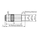 Mitutoyo Long Working Distance Lens for Microscope 378-823-15