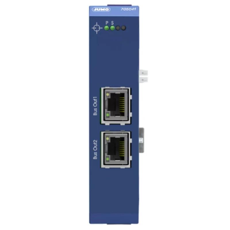 Jumo WLAN Module with 2 I/Os, DIN Rail Mount, RJ45 Interface, 24V Supply Voltage, 101.5mm Depth, 22.5mm Width 705041/36/000