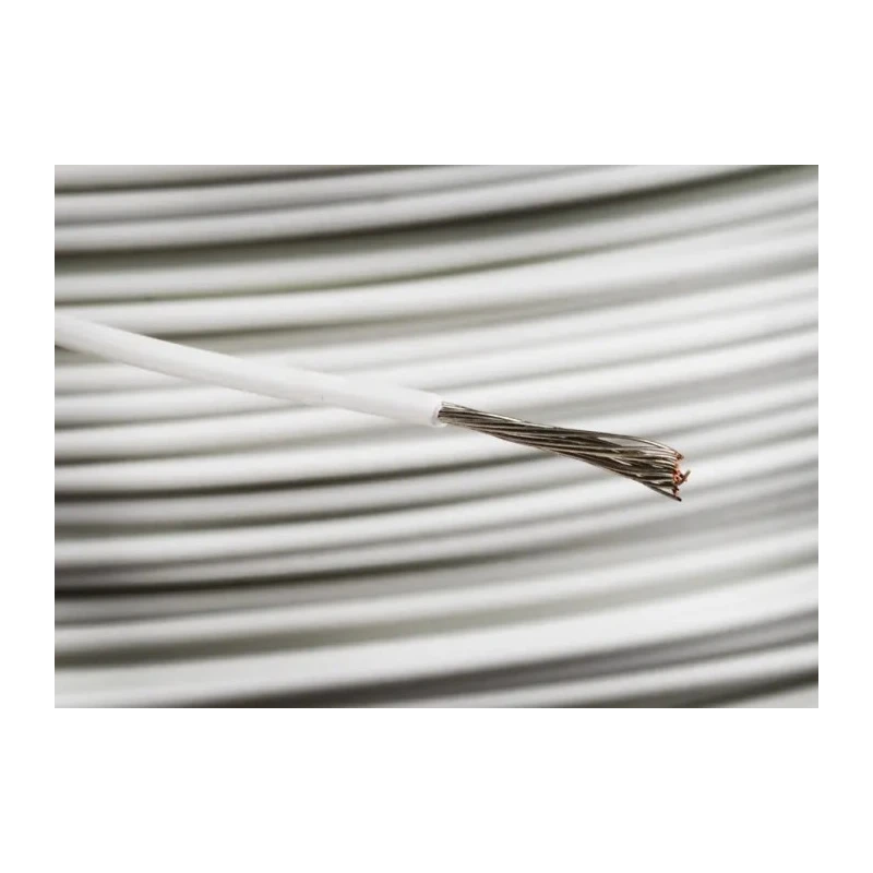 TE Connectivity SPEC 44 Series White Hook Up Wire 22 AWG 19/0.15 mm Strands 300m Polyalkene 600V 120°C 44M9976-22-9