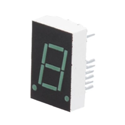 Broadcom 1 7 Segment LED Display Anode Green 1.96mcd Right Side 20.3mm HDSP-8601