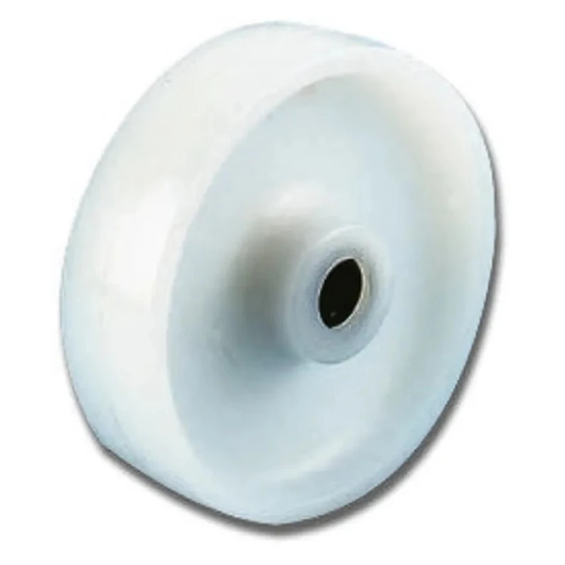 LAG White Polyamide Trolley Wheel 700 kg Load Capacity, 125mm Diameter, Ball Bearing Hub 18008 CC