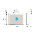Gard Plasticases Classic Plastic Transit Case Polypropylene 274 mm x 53 mm x 324 mm 255-4751