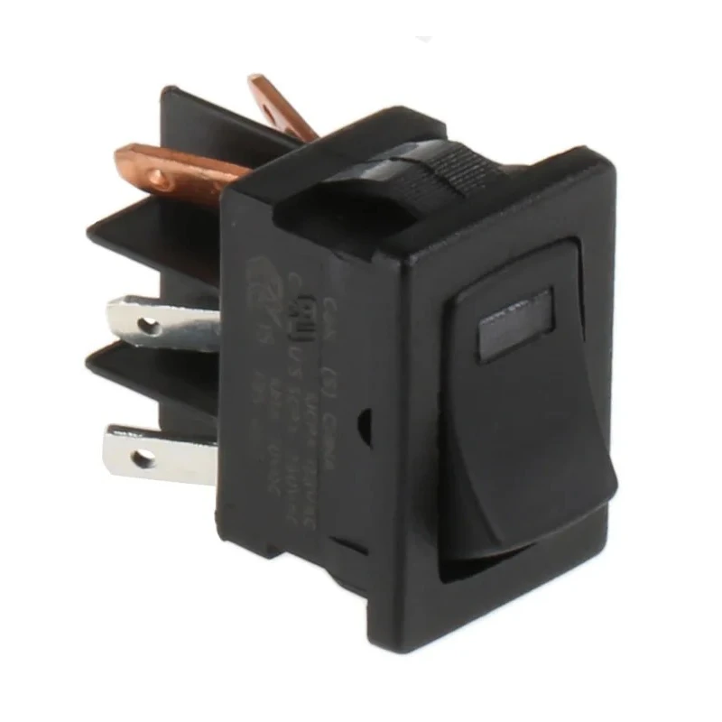 C & K Illuminated DPST On-Off On-Off Rocker Switch Panel Nylon Housing 3A 250V AC 30V DC DM64J72S205Q6