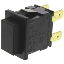 Arcolectric (Bulgin) Ltd 8300 Series Latching Panel Push Button Switch, DPDT, 12.9 mm Cutout, Black LED, 250V H8350ABAAAT