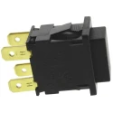 Arcolectric (Bulgin) Ltd 8300 Series Latching Panel Push Button Switch, DPDT, 12.9 mm Cutout, Black LED, 250V H8350ABAAAT