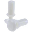 Essentra Nylon Snap Rivet 3.5 mm, 9 mm Length, Plain Finish, RoHS Compliant 256-0071