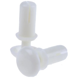 Essentra Nylon Snap Rivet 3.5 mm, 9 mm Length, Plain Finish, RoHS Compliant 256-0071