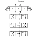 Bosch Rexroth Directional Control Valve, Directional Spool, 2 Positions, 4 Ports, 12V Solenoid R900551704
